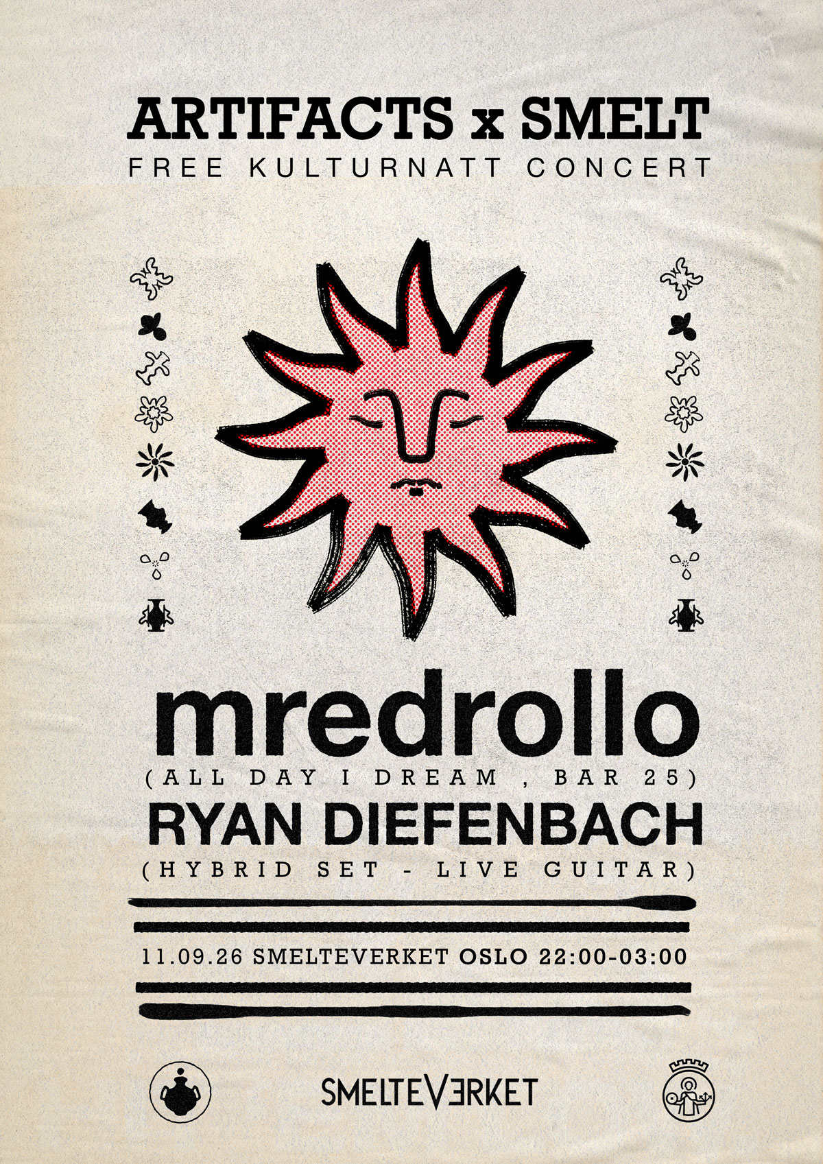 Artifacts Recordings Launch Event Poster